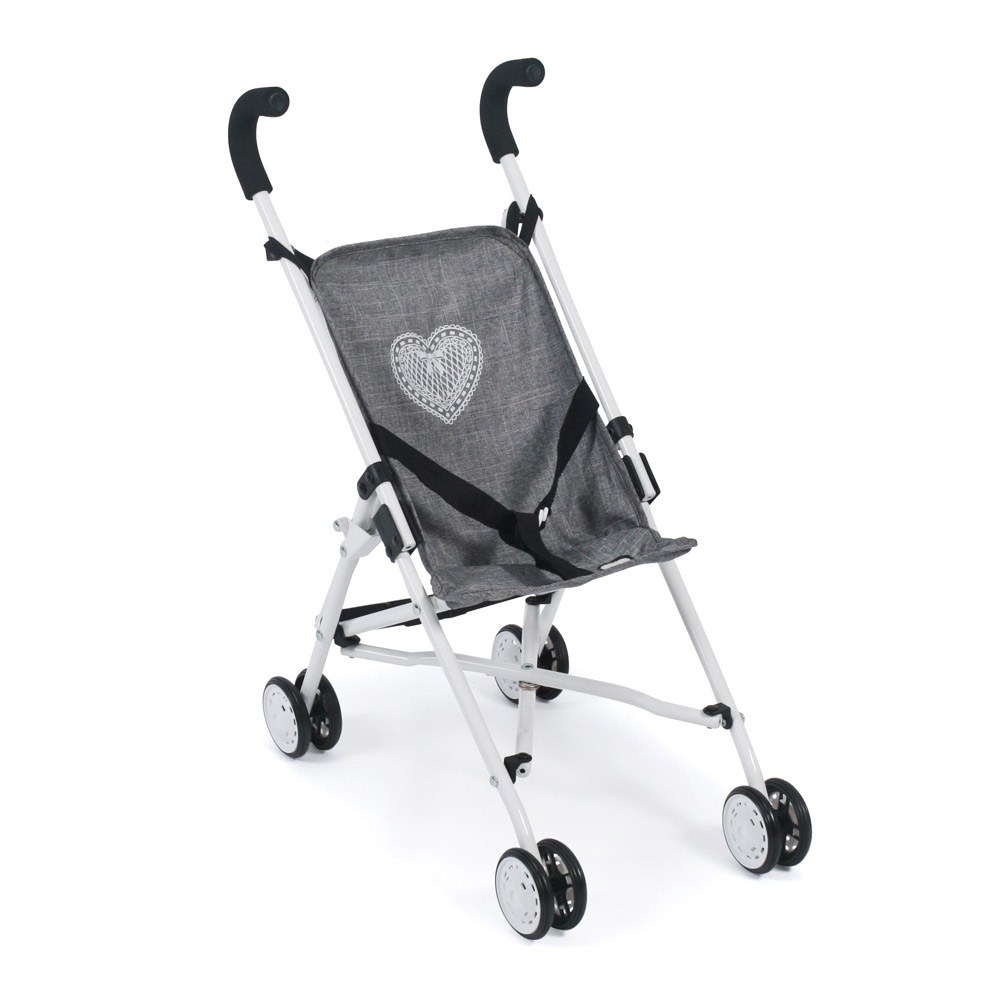 Mini-Poppenbuggy Roma - Grey Jeans