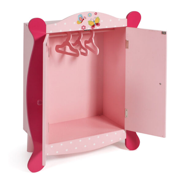 Poppen Kledingkastje - Vlinder roze - Afbeelding 3