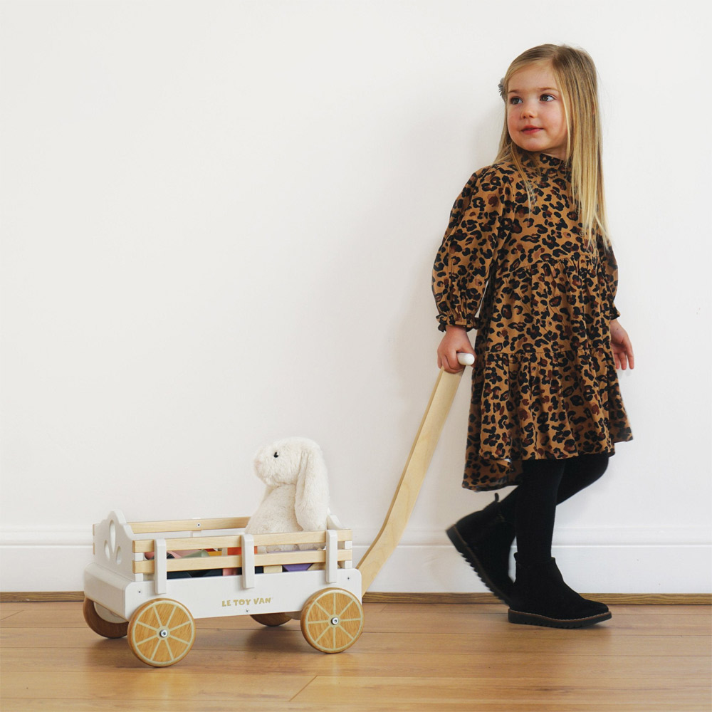 Houten Poppenbolderwagen - Afbeelding 6