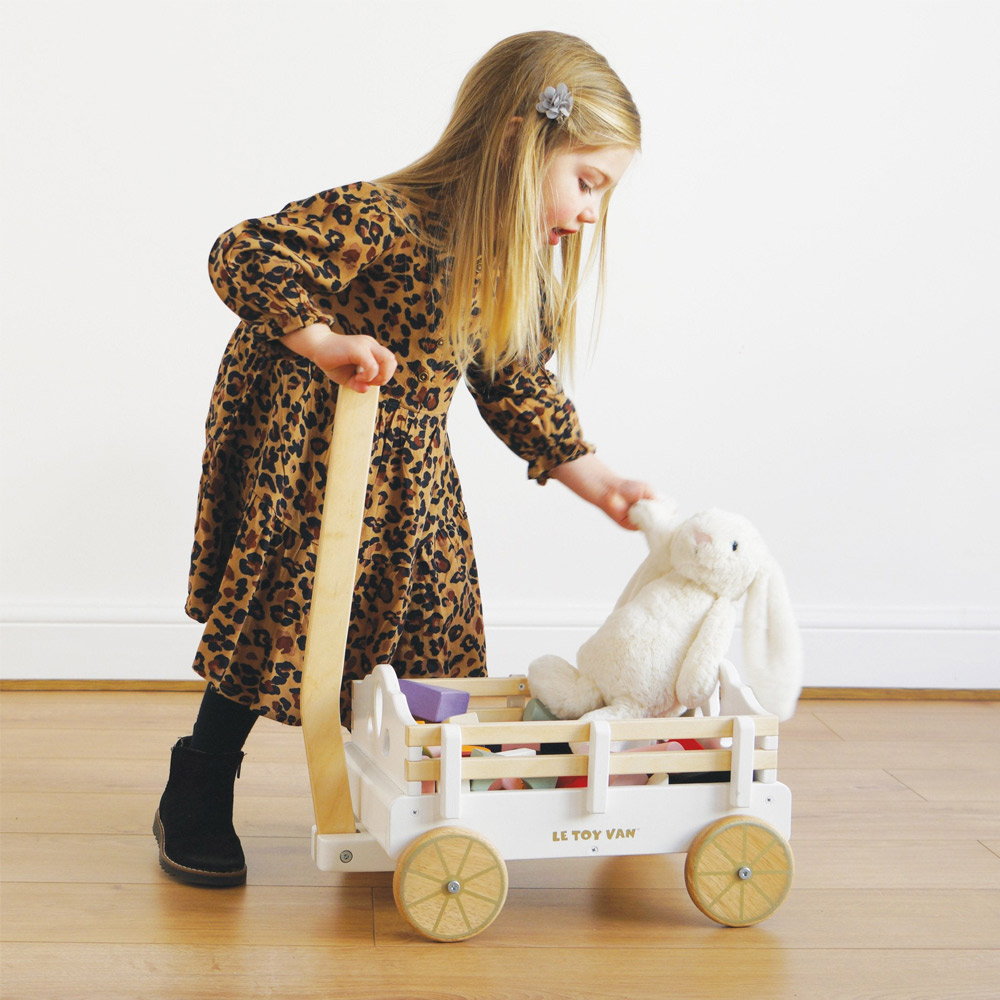 Houten Poppenbolderwagen - Afbeelding 7