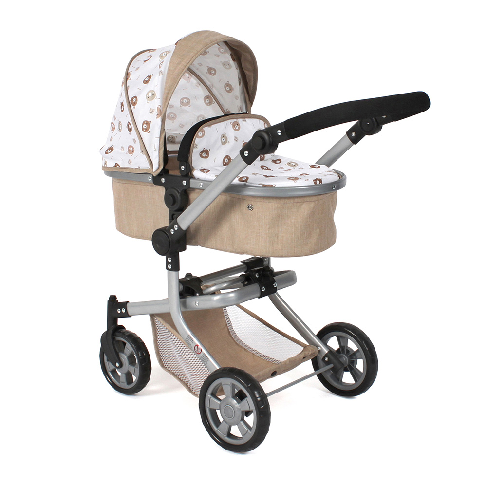 Combi-poppenwagen Mika - Beertjes Beige