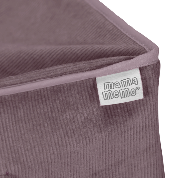 Luxe Poppenreiswieg – Corduroy Lila – 40 cm - Afbeelding 5