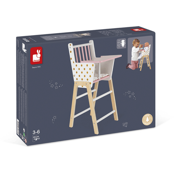 Houten Poppenstoel - Candy Chic - Afbeelding 2