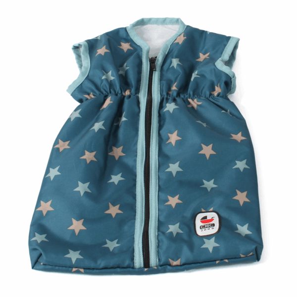 Poppen Slaapzak - Stars Turquoise - Afbeelding 2