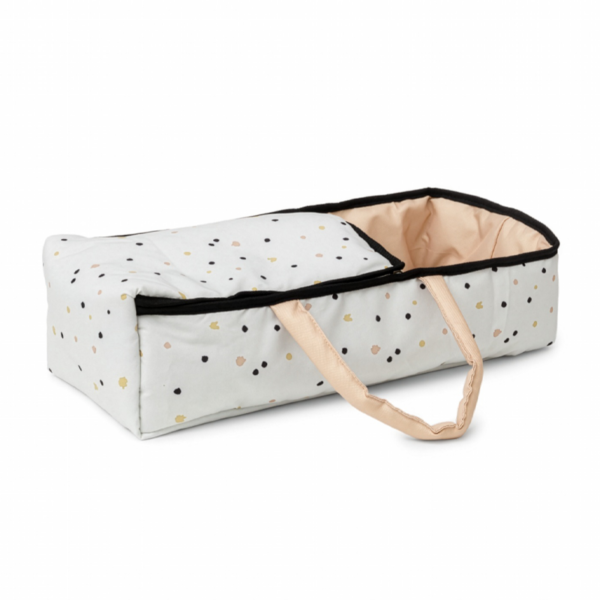 Poppenreiswieg Wit Abrikoos – 49 cm – Skrållan