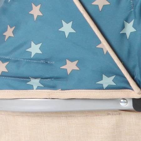 Stars Turquoise Beige