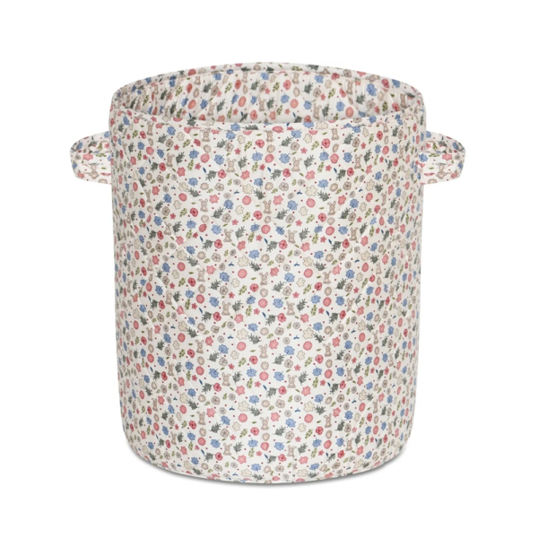 Gewatteerde Opbergmand Flowers - Groot Ø 40 cm