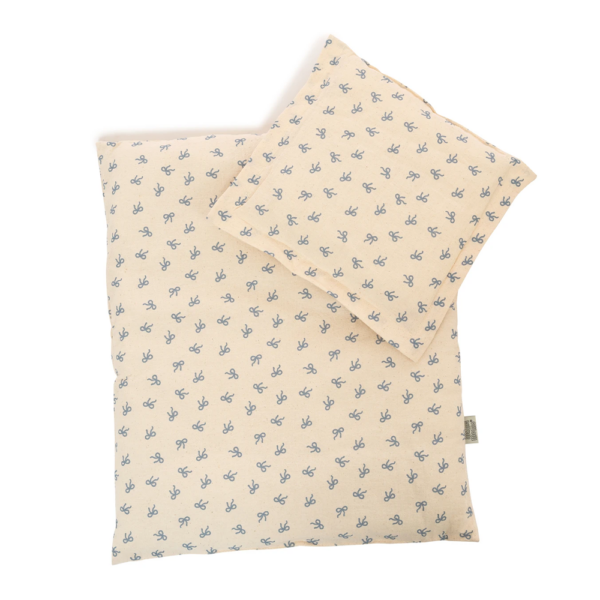 Bedset Blauwe Strikjes - 50 cm