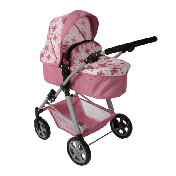 Combi-poppenwagen Nele – Vintage Blossom
